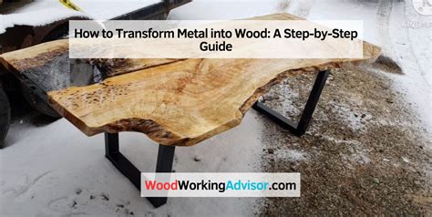 staining metal into wood